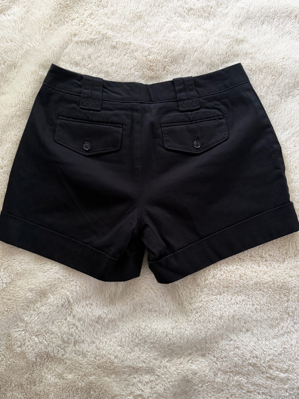 Banana Republic Martin Fit Black Cuffed Shorts Women’s Size 4